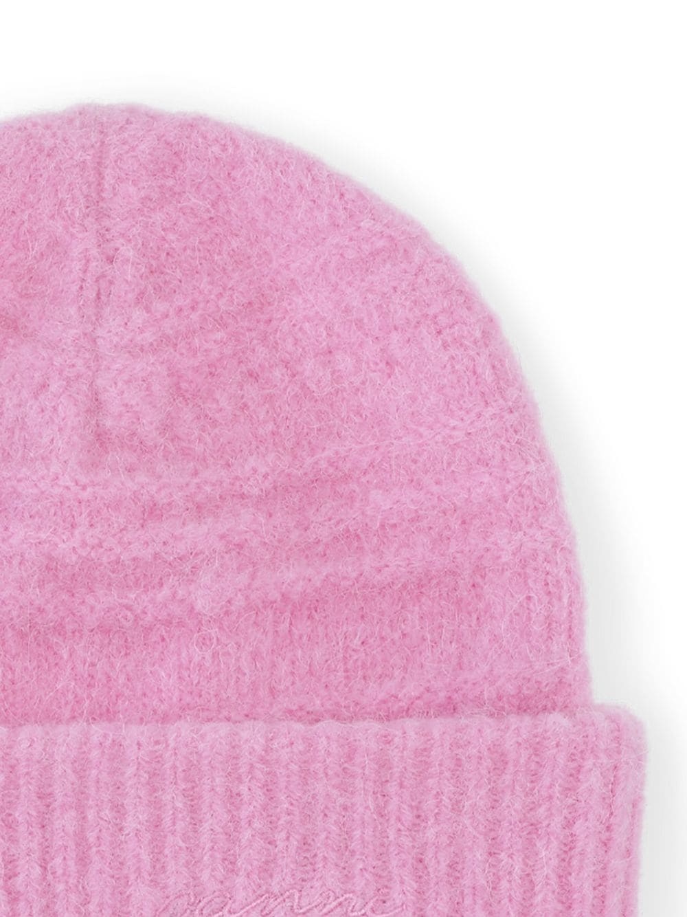 logo-embroidered knitted beanie - 2