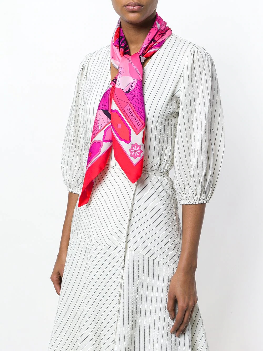 Florence-print scarf - 2