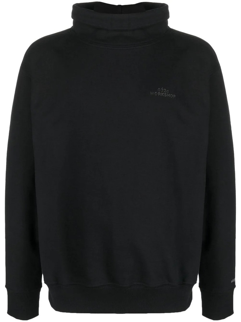 roll-neck logo-print sweatshirt 1