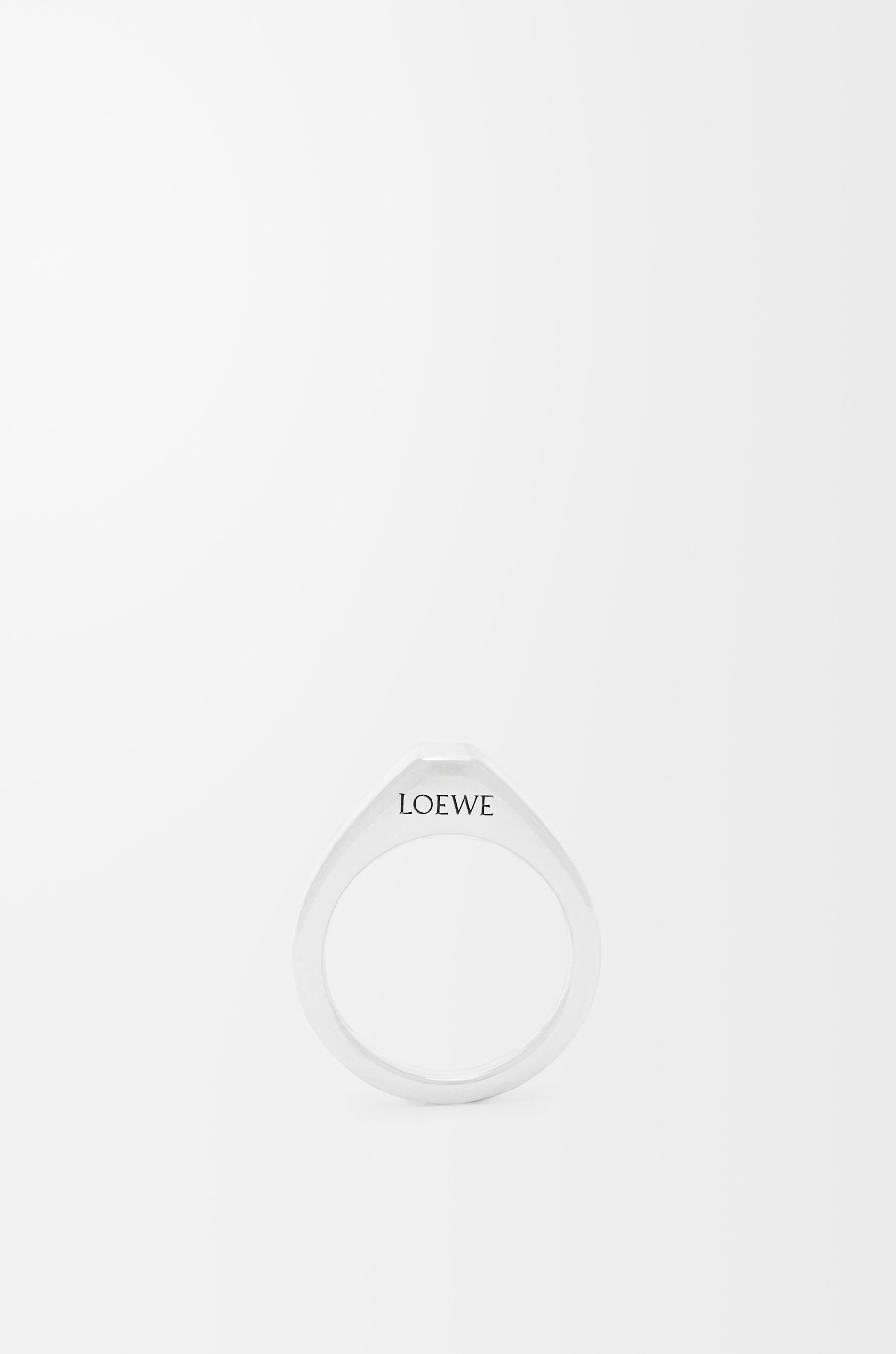 Stirrup ring in sterling silver - 4