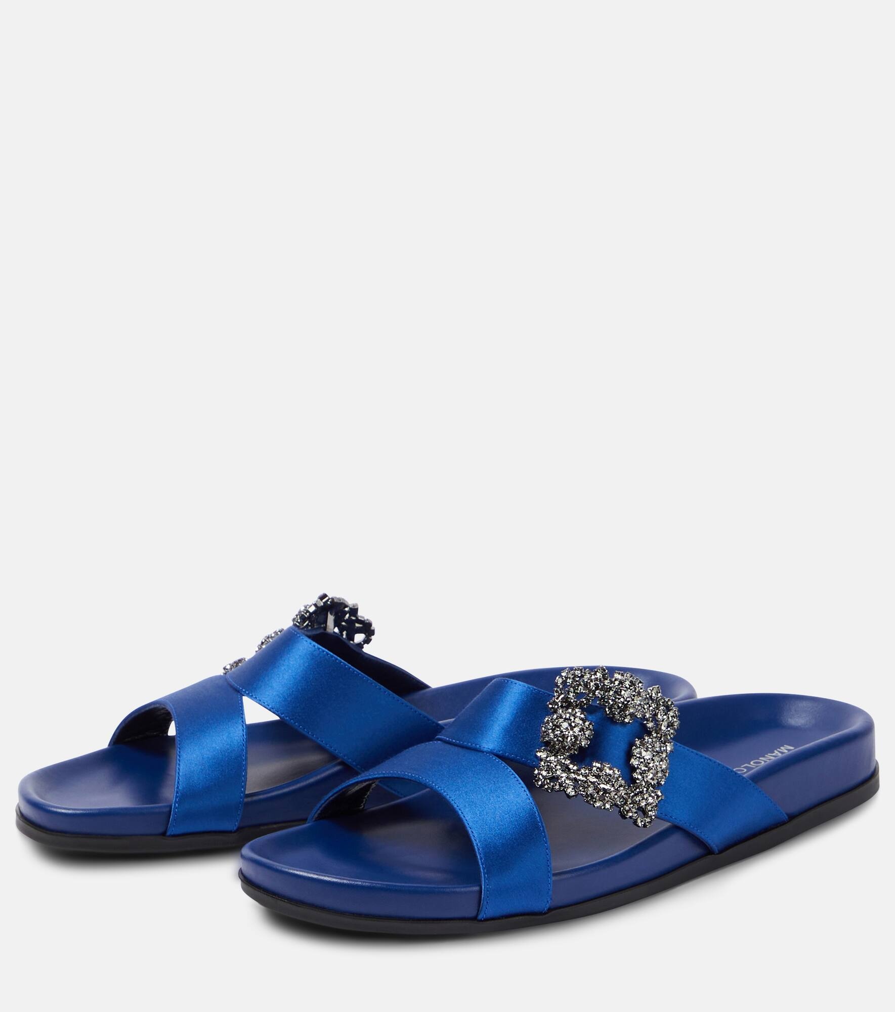 Chilanghi embellished satin sandals - 5