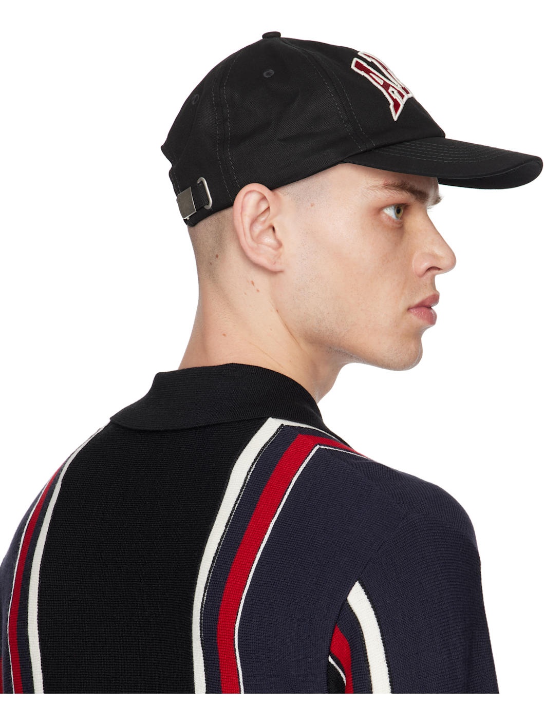 Black 'AMB' Baseball Cap - 3