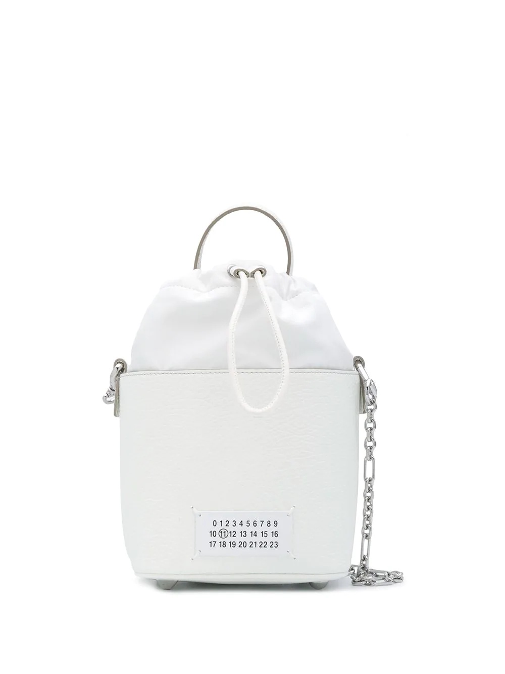 logo patch bucket bag - 1