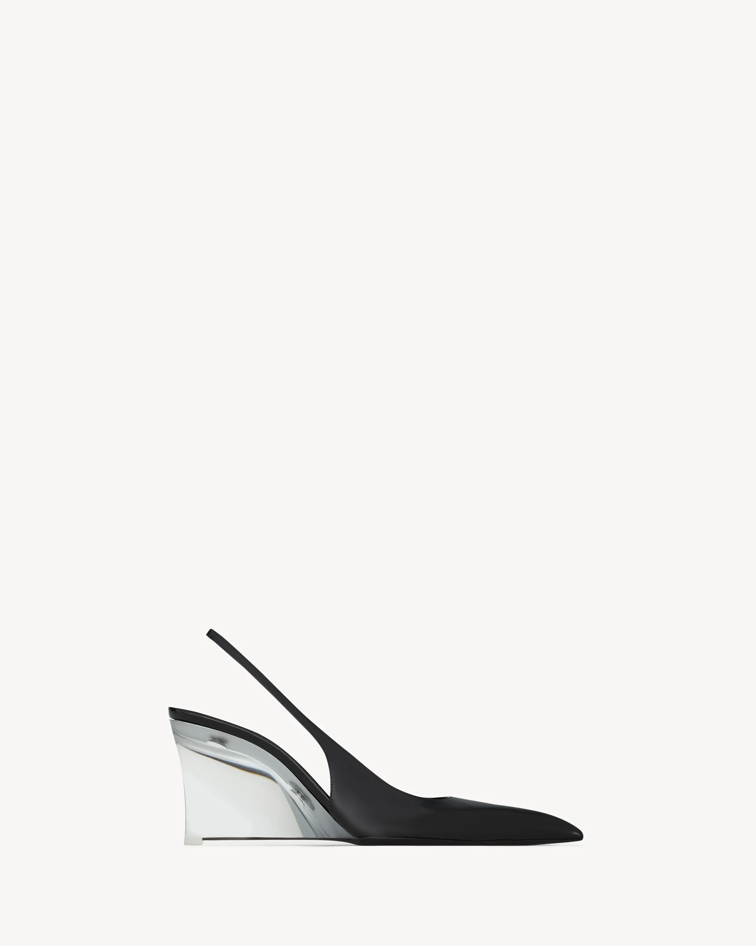 MILLER WEDGES IN GLAZED LEATHER - 1