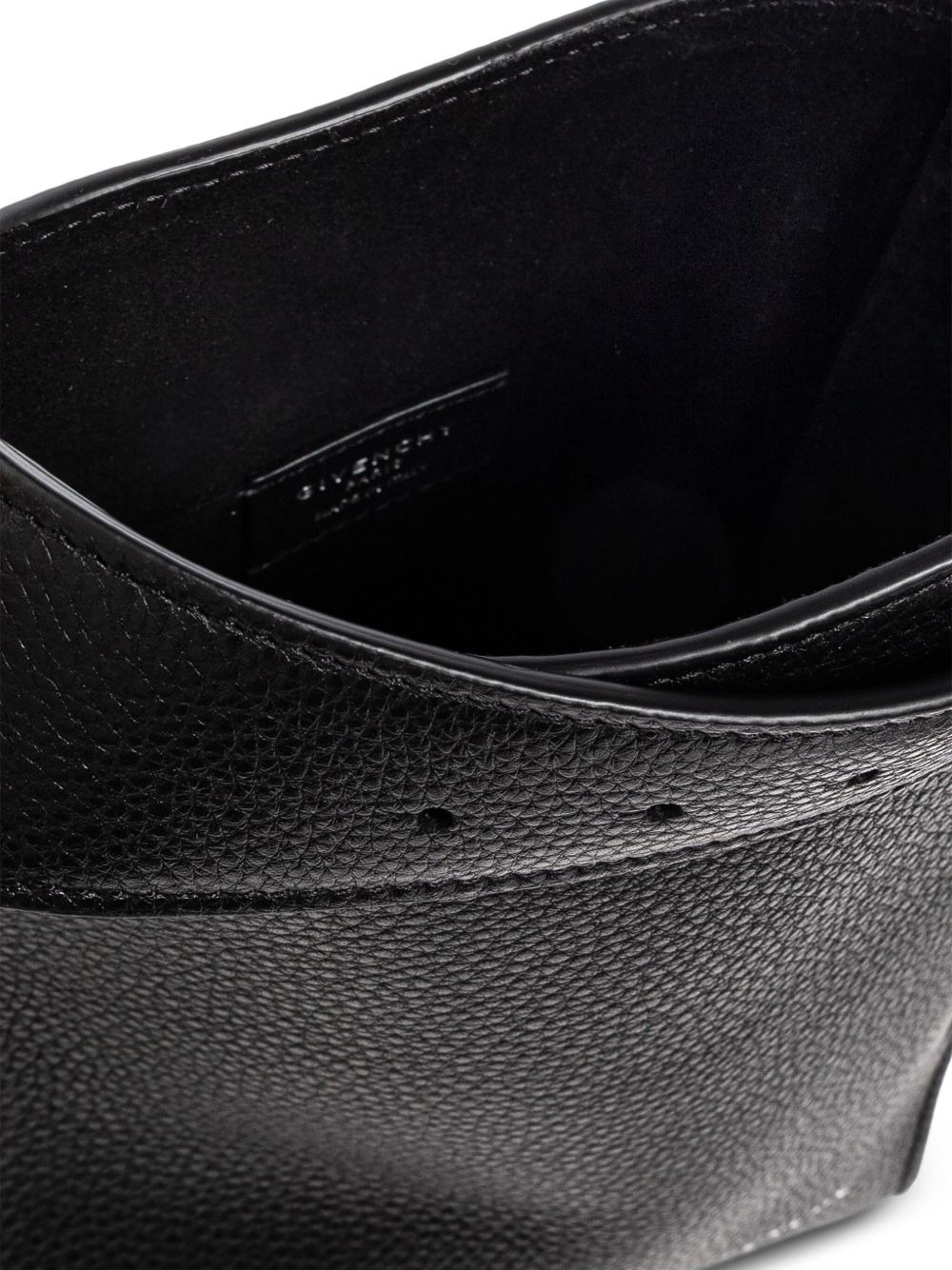 small leather belted messenger bag - 4