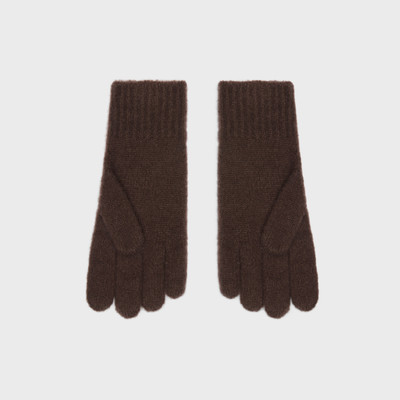 CELINE gloves in monogram wool, cashmere and silk outlook