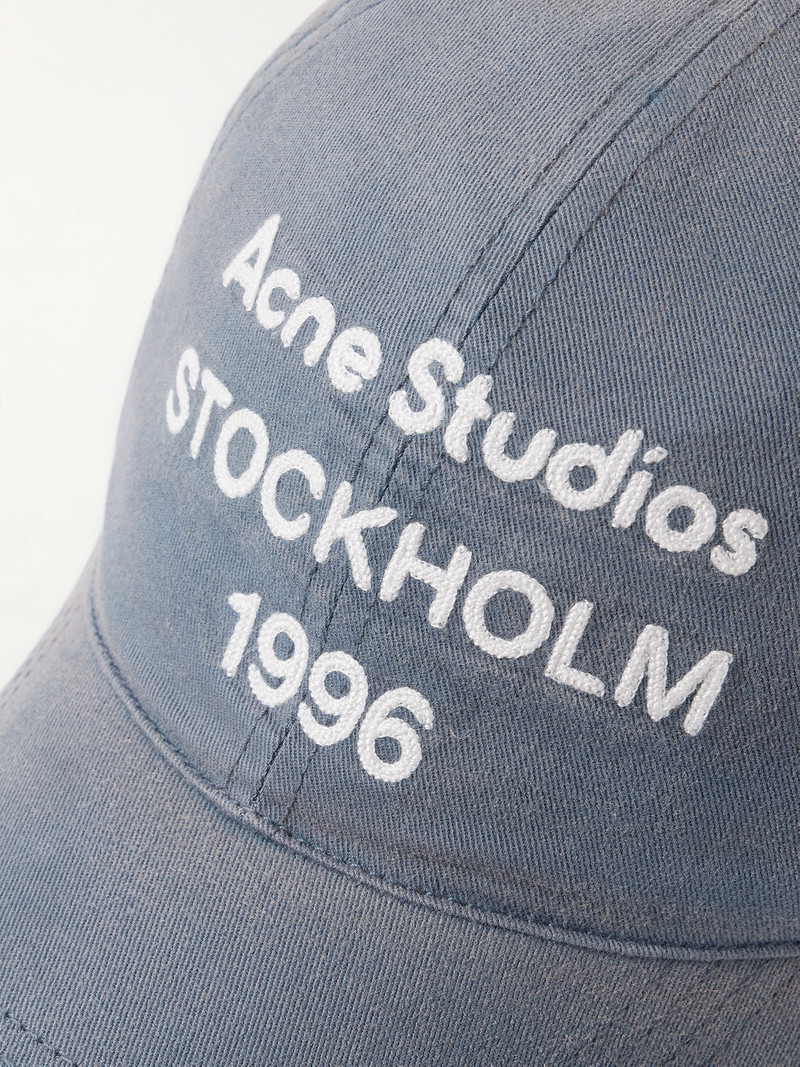 Logo-Embroidered Cotton-Twill Baseball Cap 4