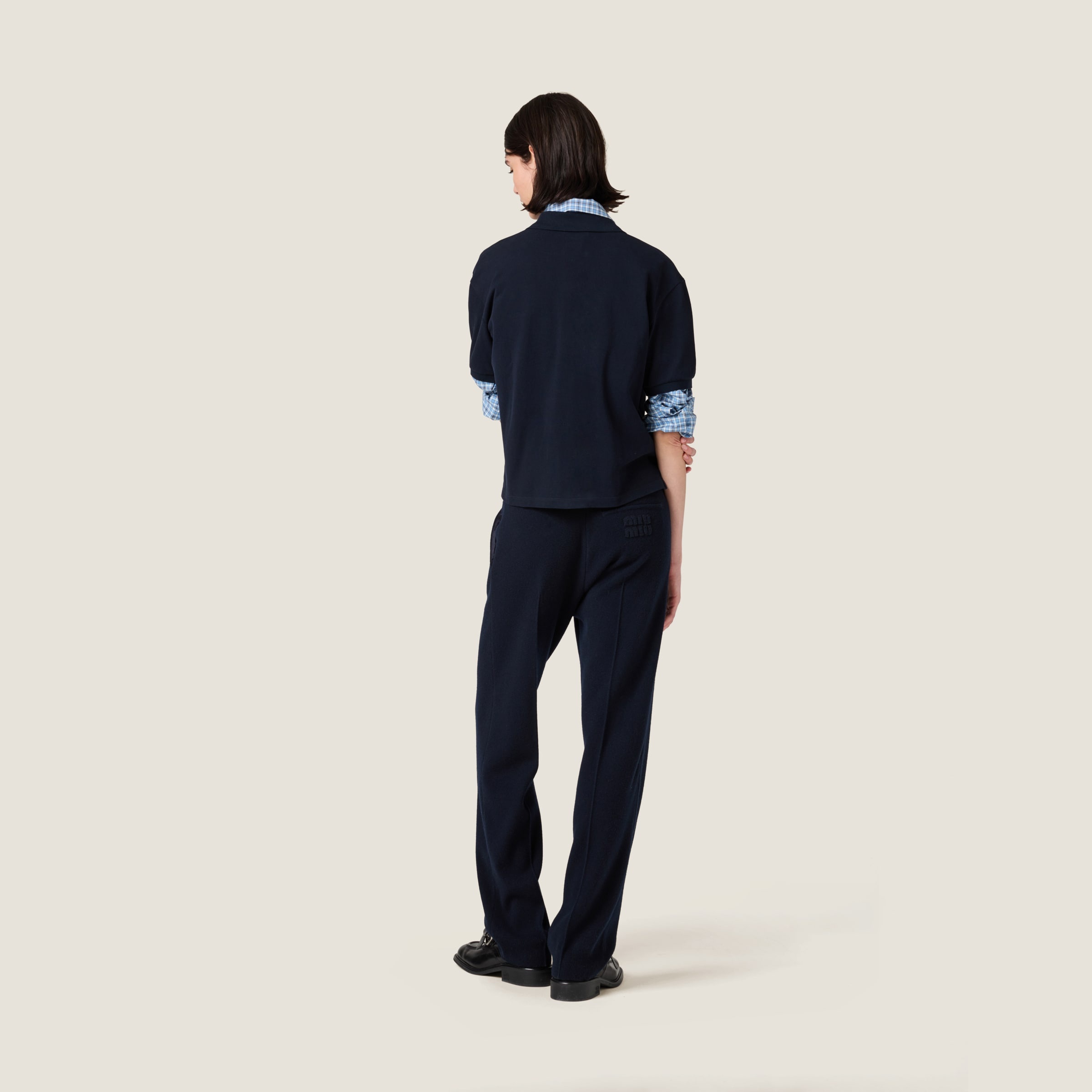 Wool and cashmere pants - 3