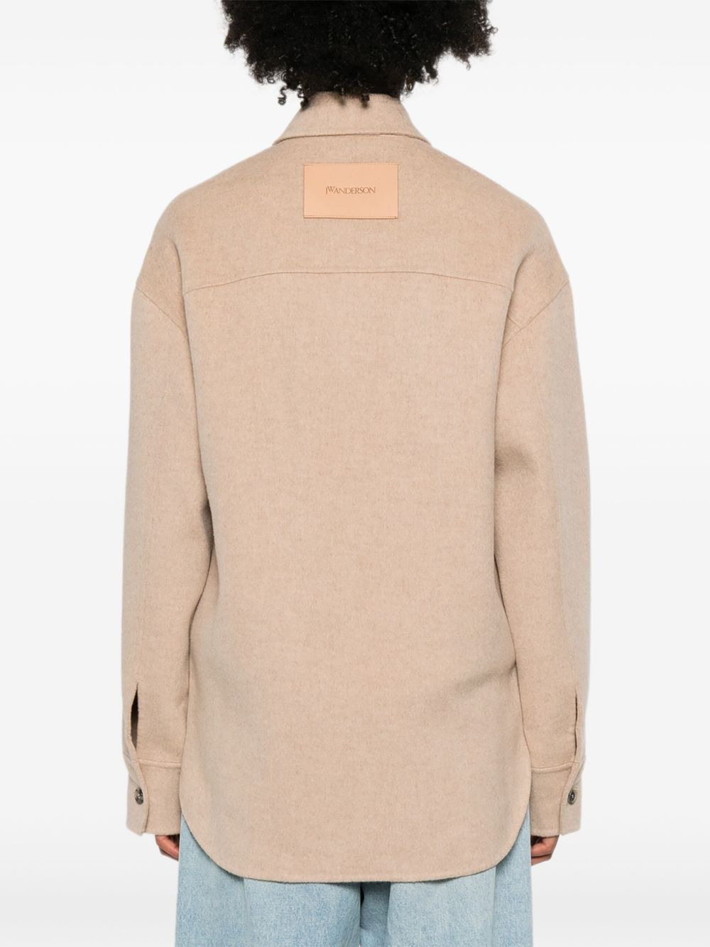 buttoned patch-pocket jacket - 4