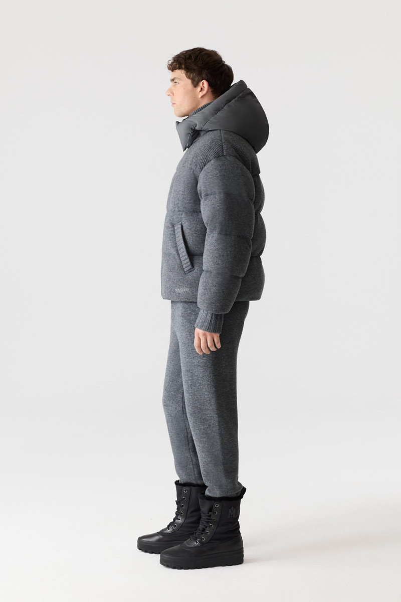 GRIFFEN Cashmere-Blend Down Jacket with Removable Hood 3