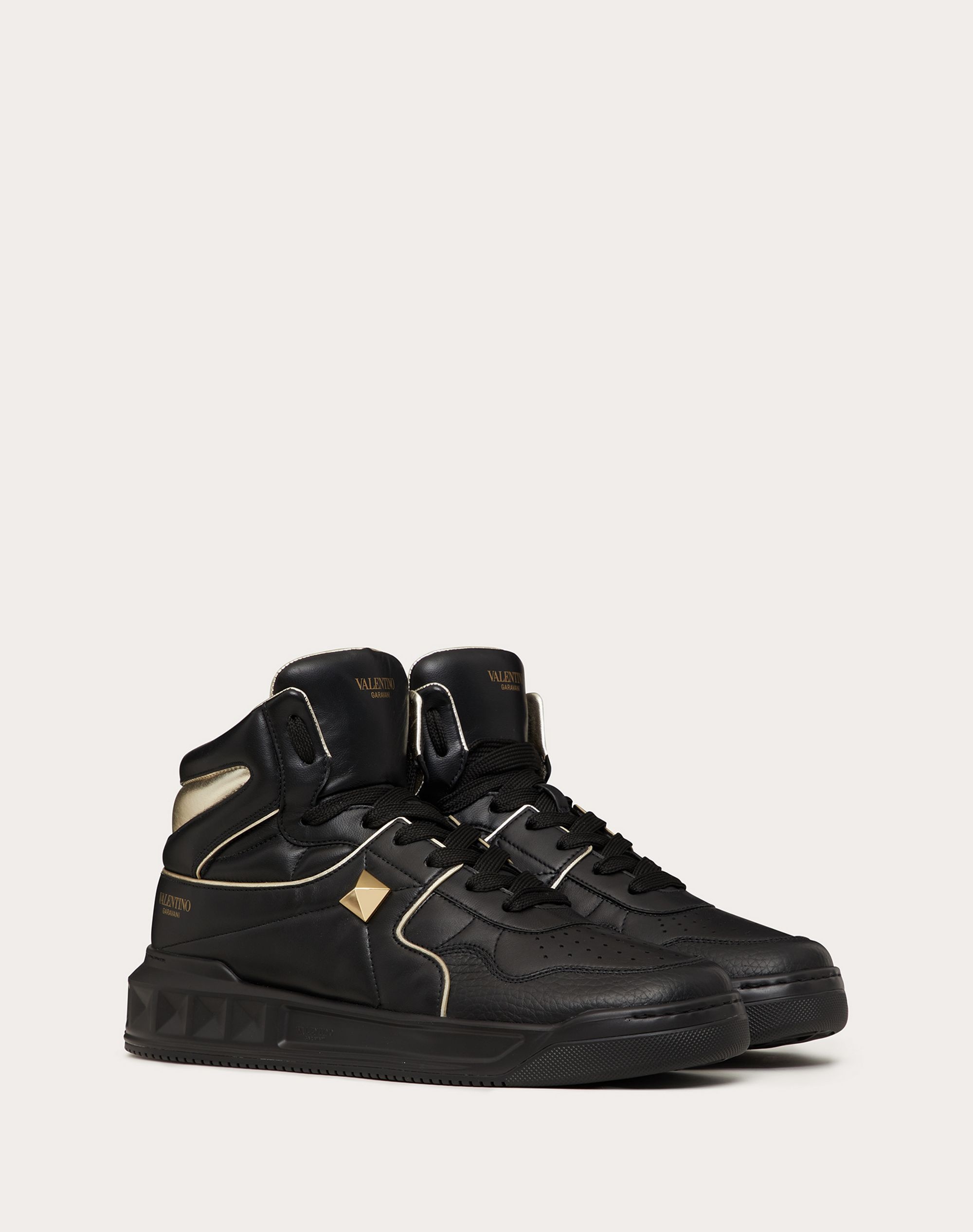 ONE STUD Mid-Top Sneaker in Nappa Leather - 2