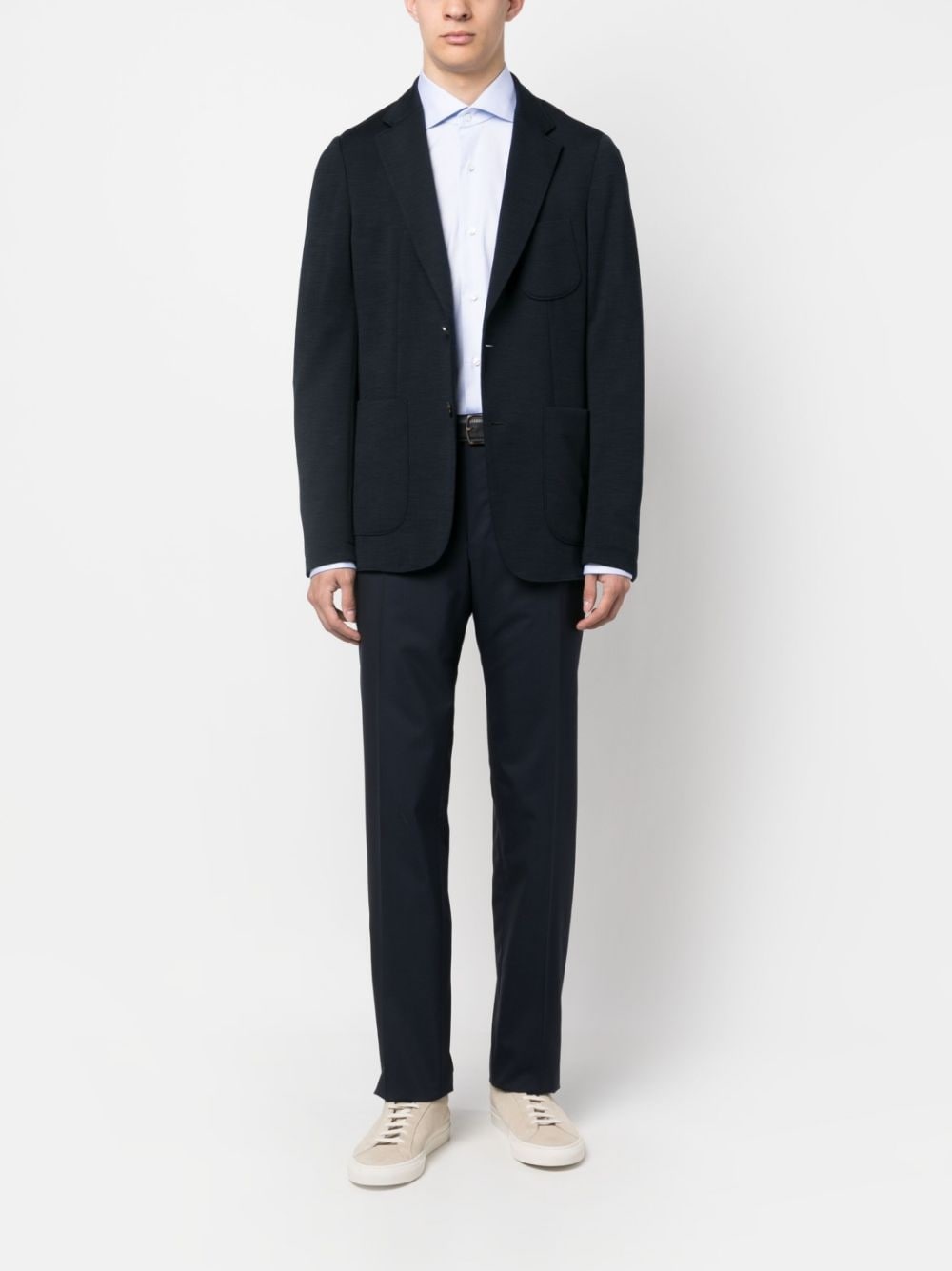 mid-rise wool chinos - 2