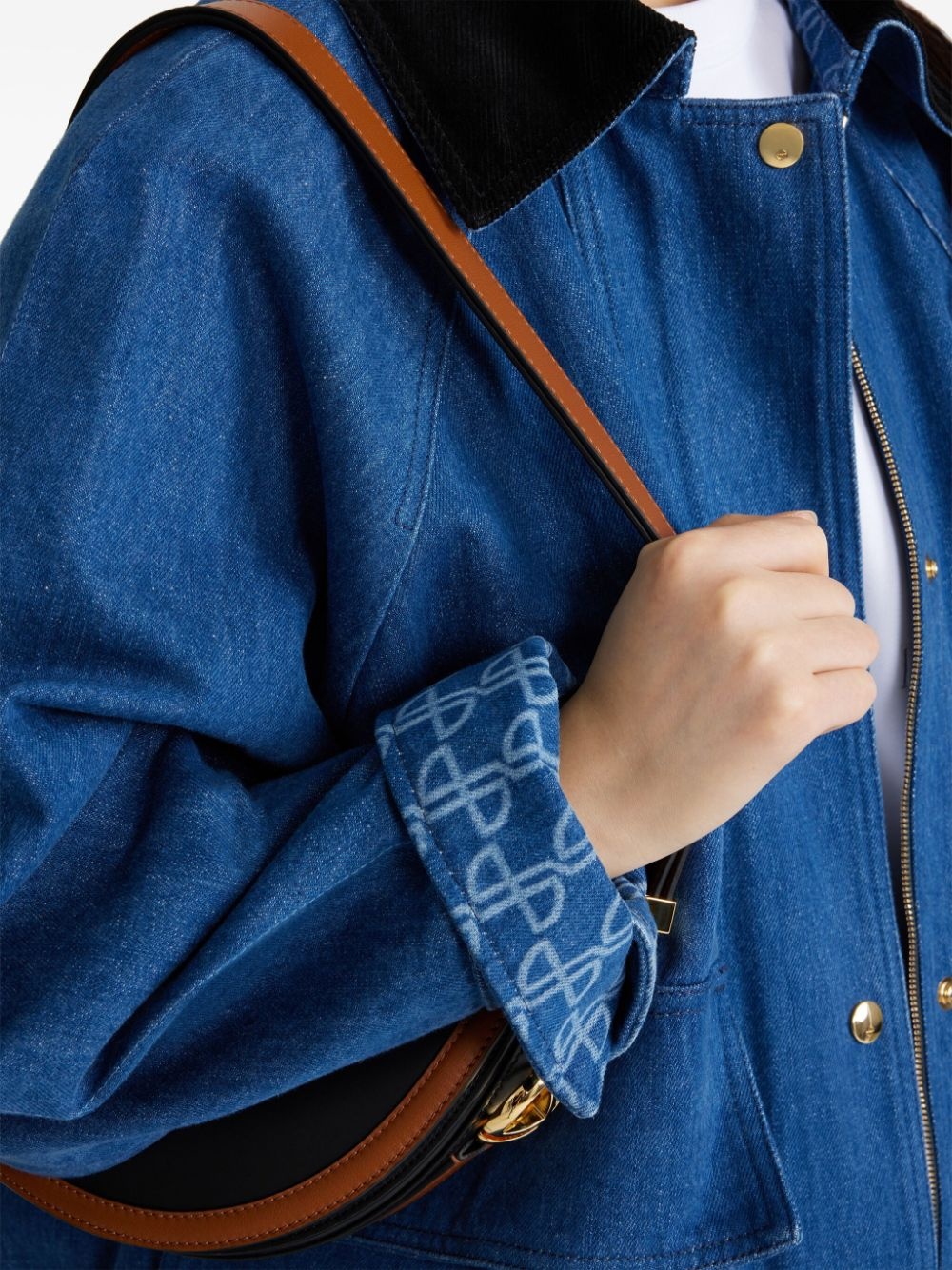 organic denim parka - 4