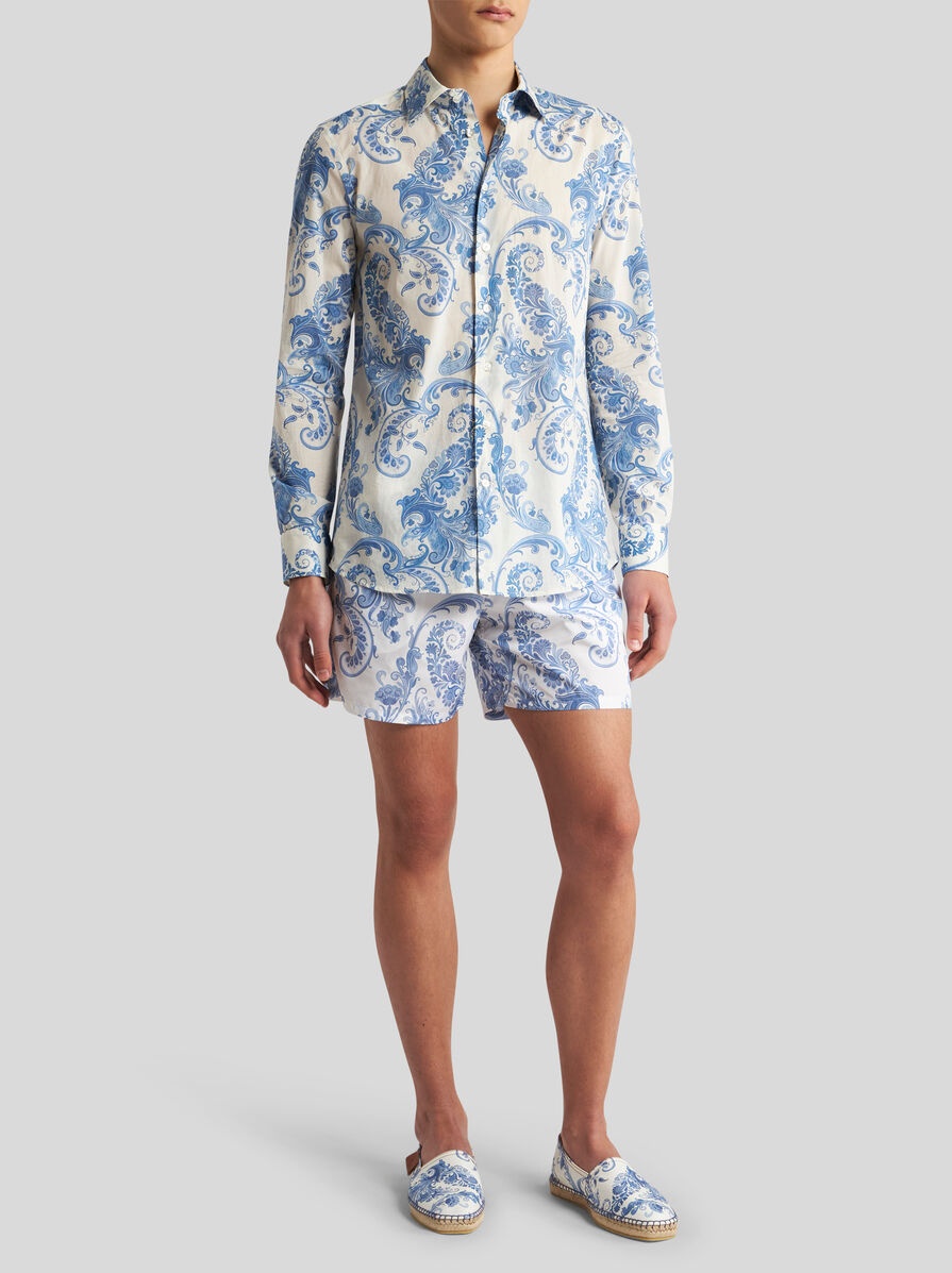 ETRO SUMMER PAISLEY SWIM SHORTS - 4