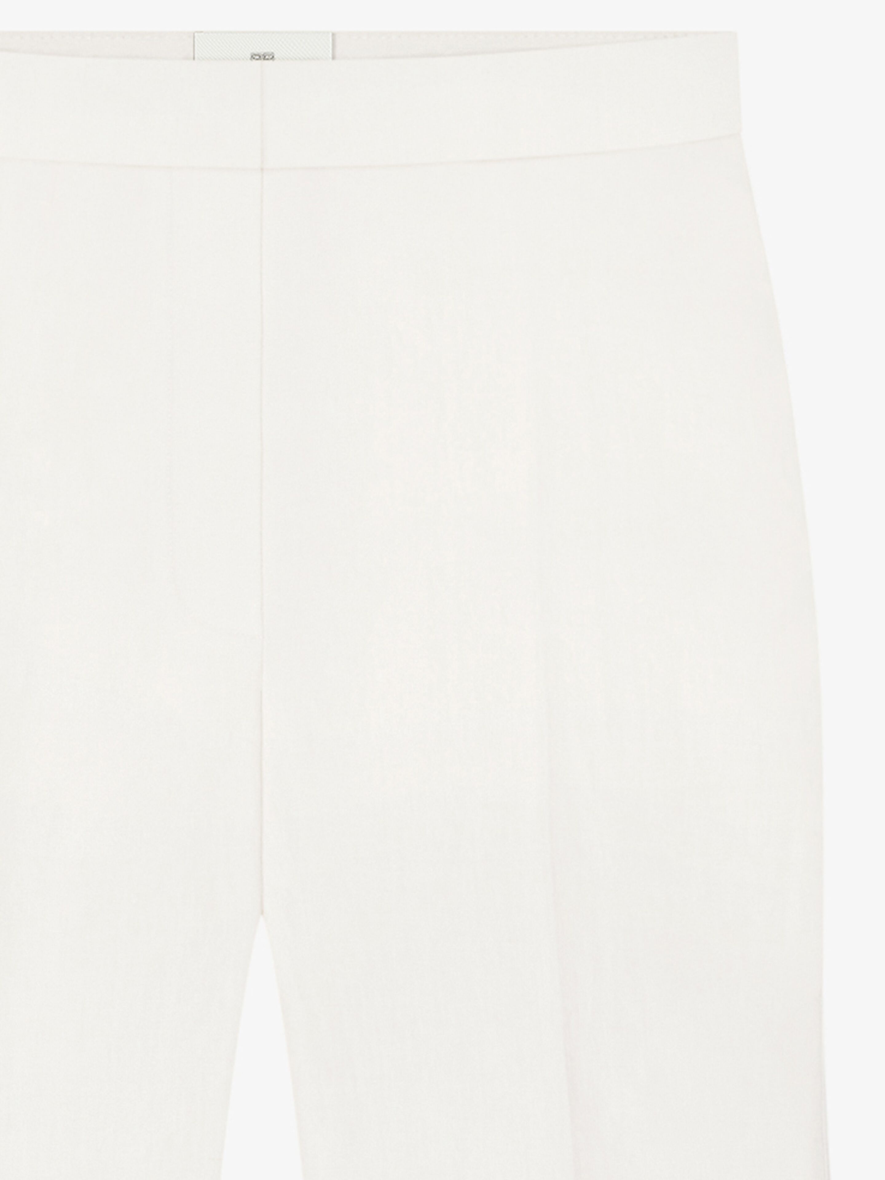 FLARE TAILORED PANTS IN LINEN - 4