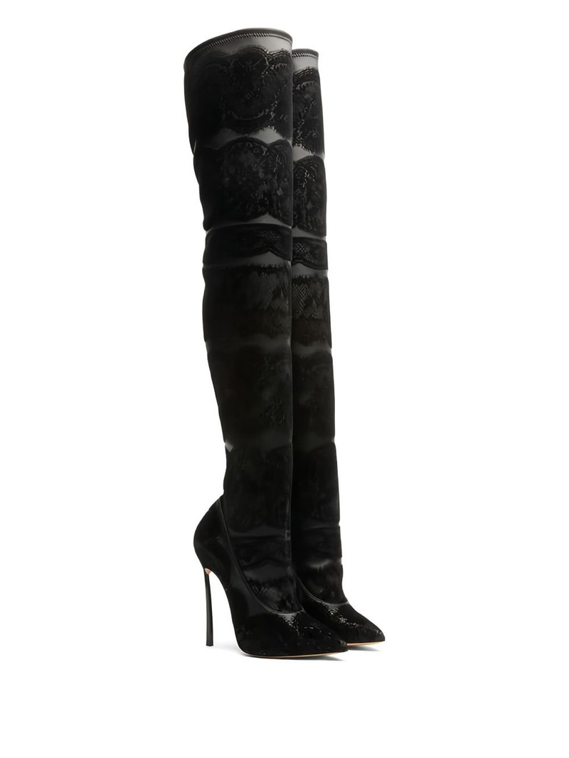 CASADEI 120mm Lingerie boots outlook