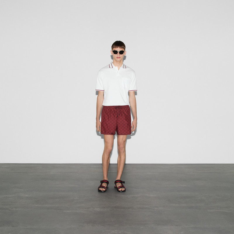 GUCCI GG print nylon swim short outlook