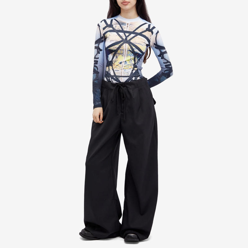 Y/Project Y/Project Bondage Print Long Sleeve Fitted Top outlook