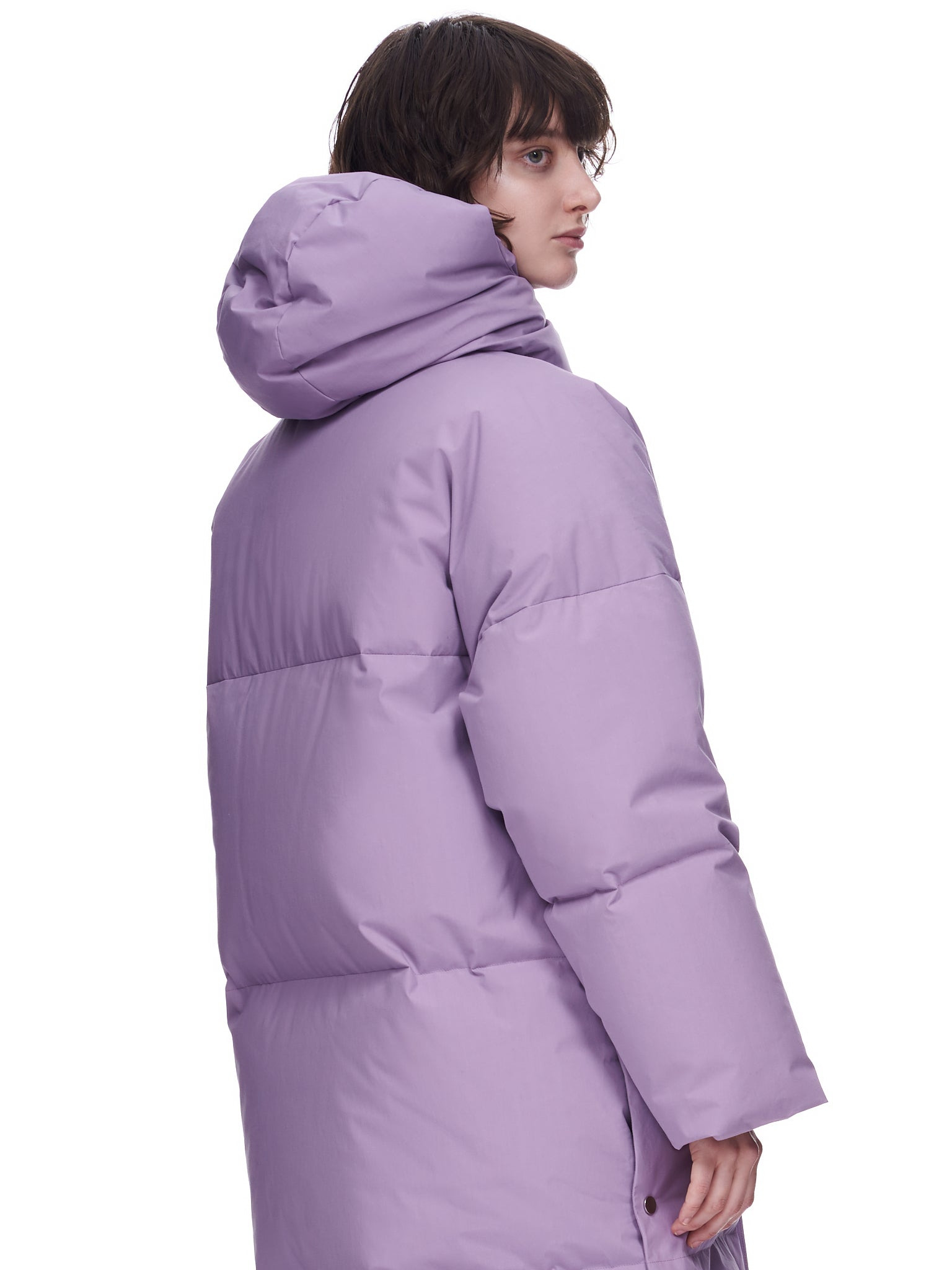 Lilac Puffer Coat - 5