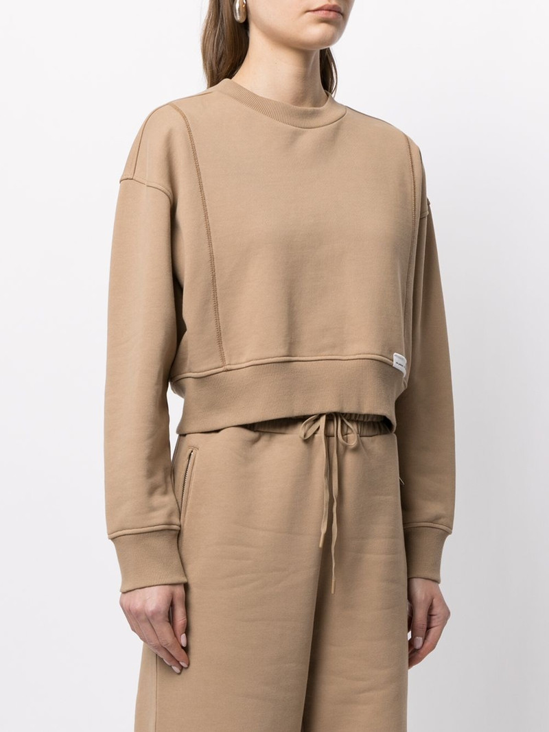 Everyday terry cropped sweatshirt 3