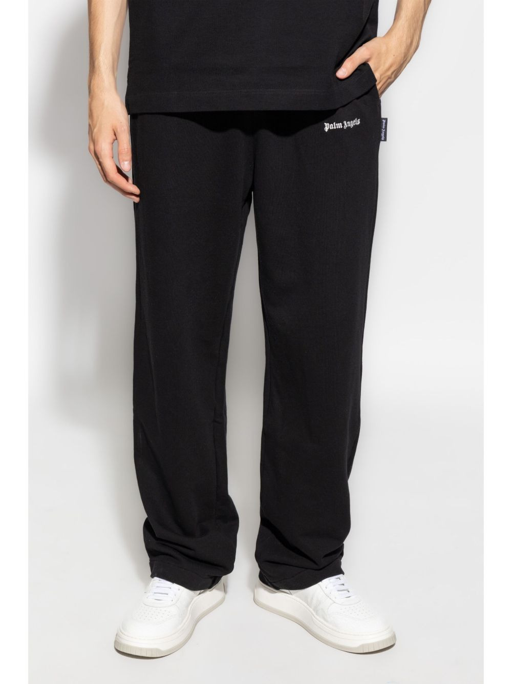 logo-embroidered track pants - 3