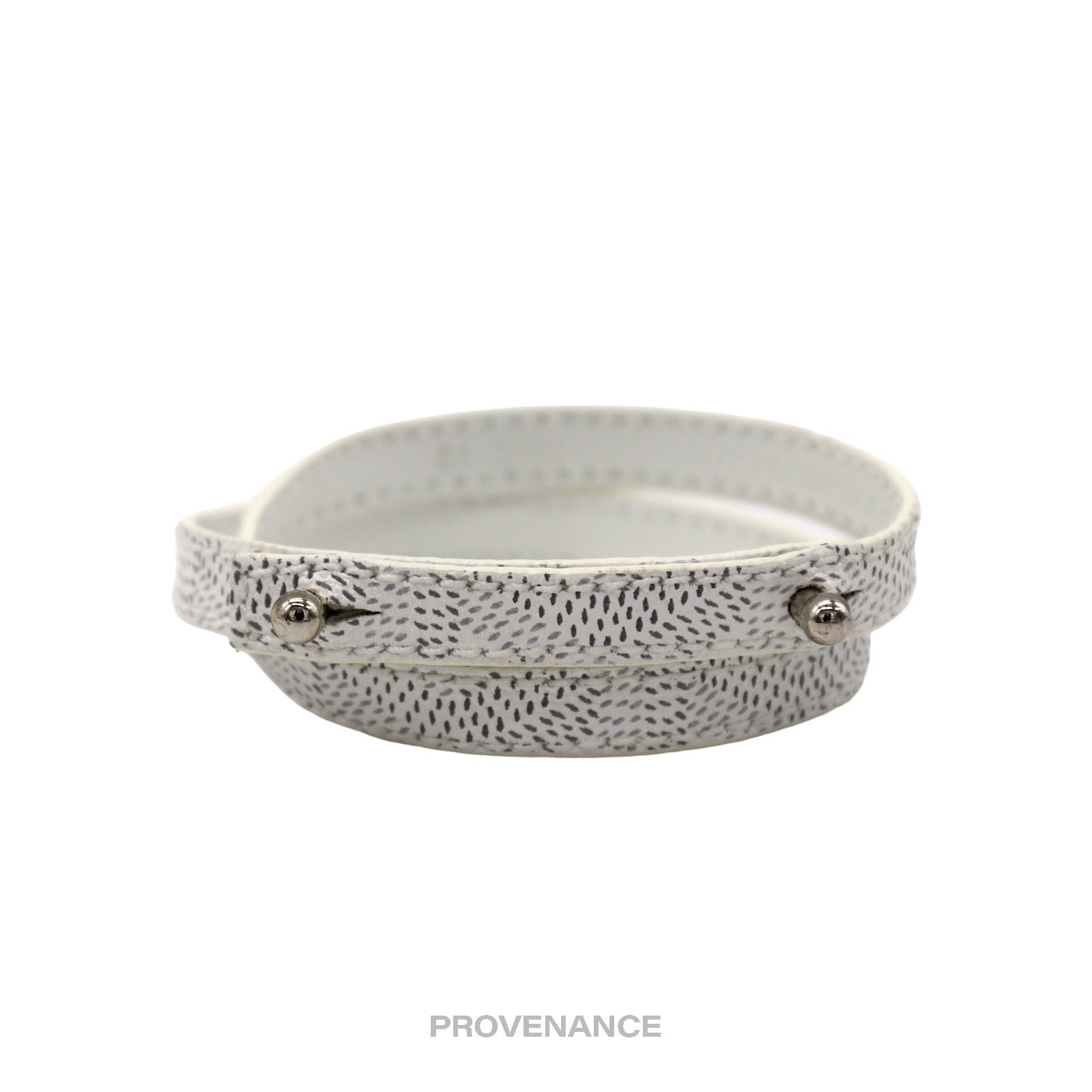 Goyard Double Wrap Bracelet - White Goyardine - 2