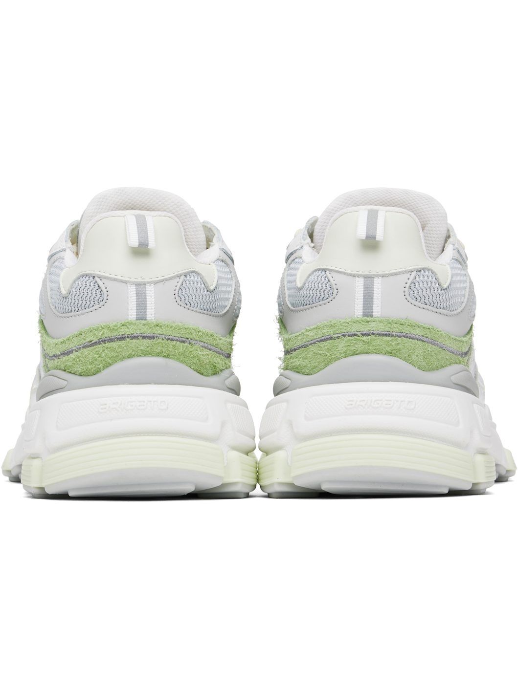 Gray & Green Sphere Runner Sneakers - 2