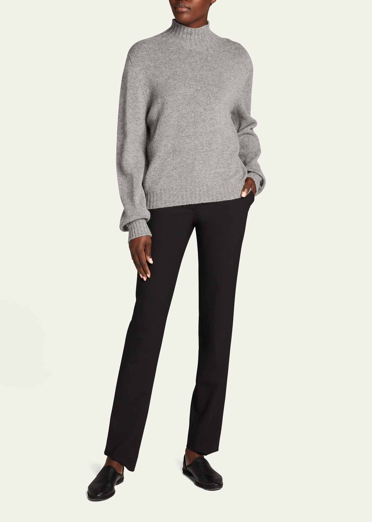 Kensington High-Neck Cashmere Sweater - 2