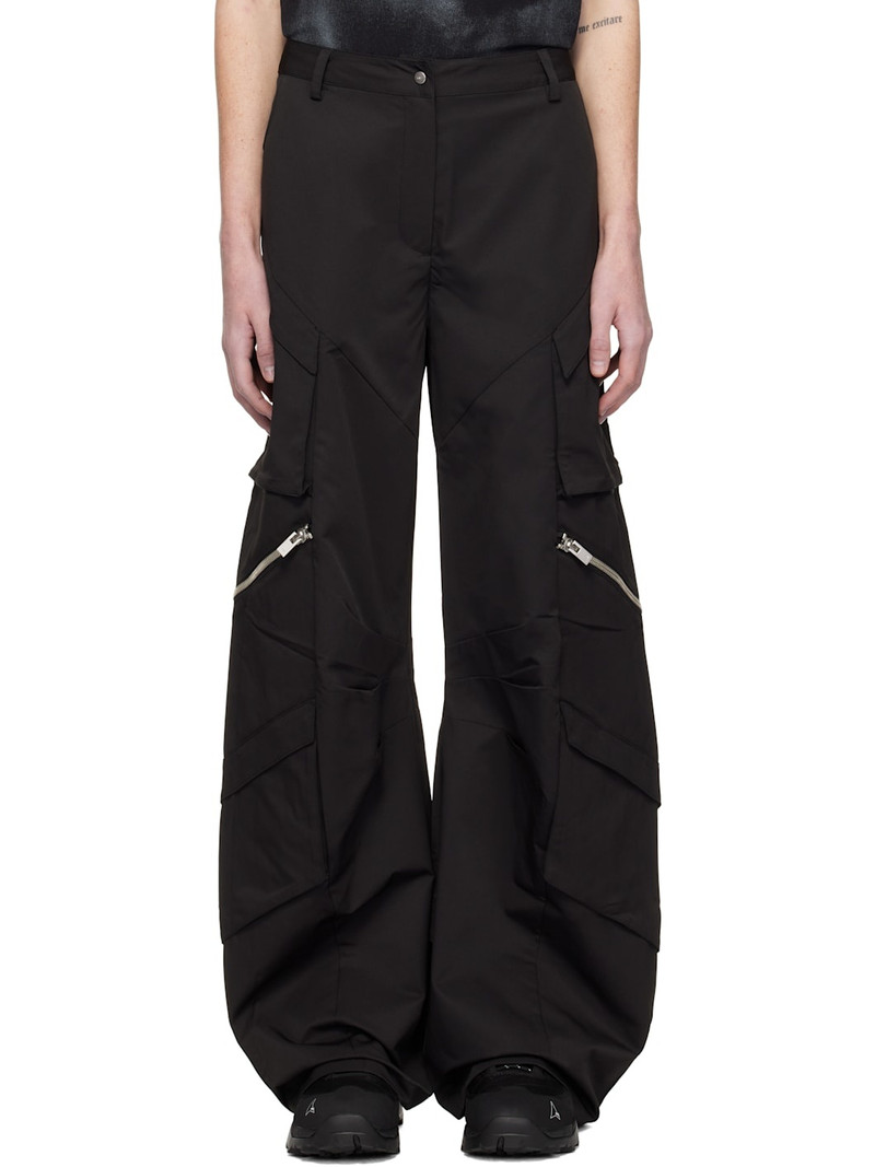 Black Calyx Cargo Pants 1