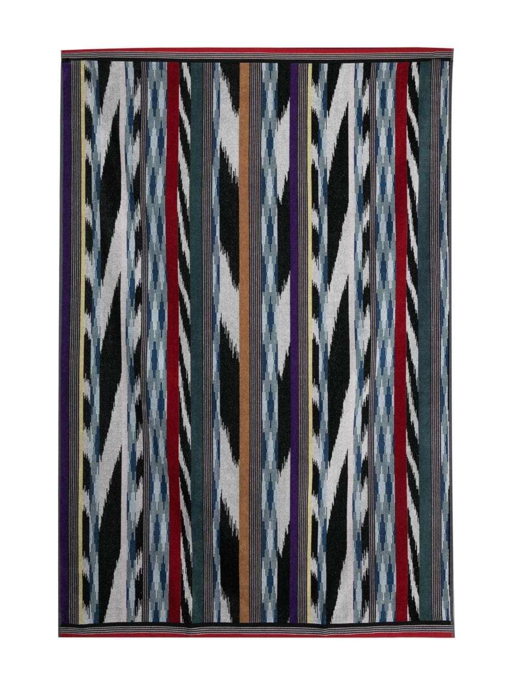 zigzag-woven towel - 2