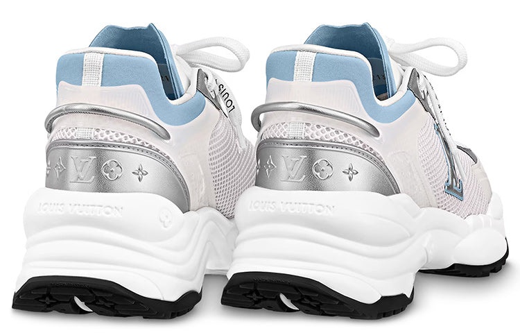 (WMNS) LOUIS VUITTON Run 55 Sneakers 'White Blue' 1ABVII - 4