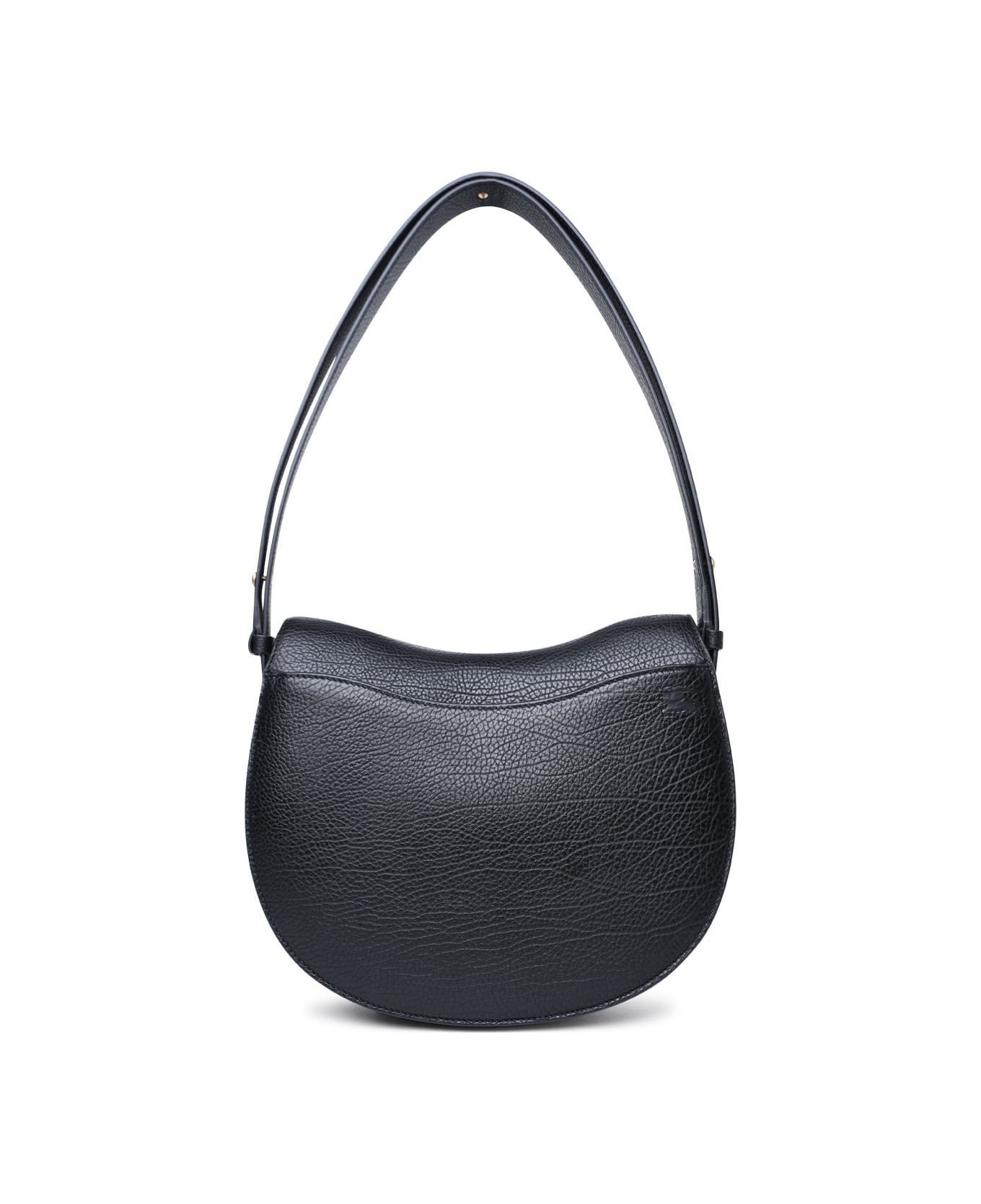 Medium 'rocking Horse' Black Leather Bag - 3