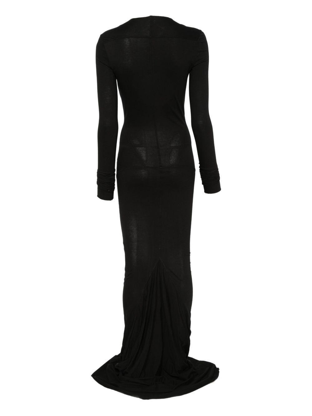 long-sleeve maxi dress - 2