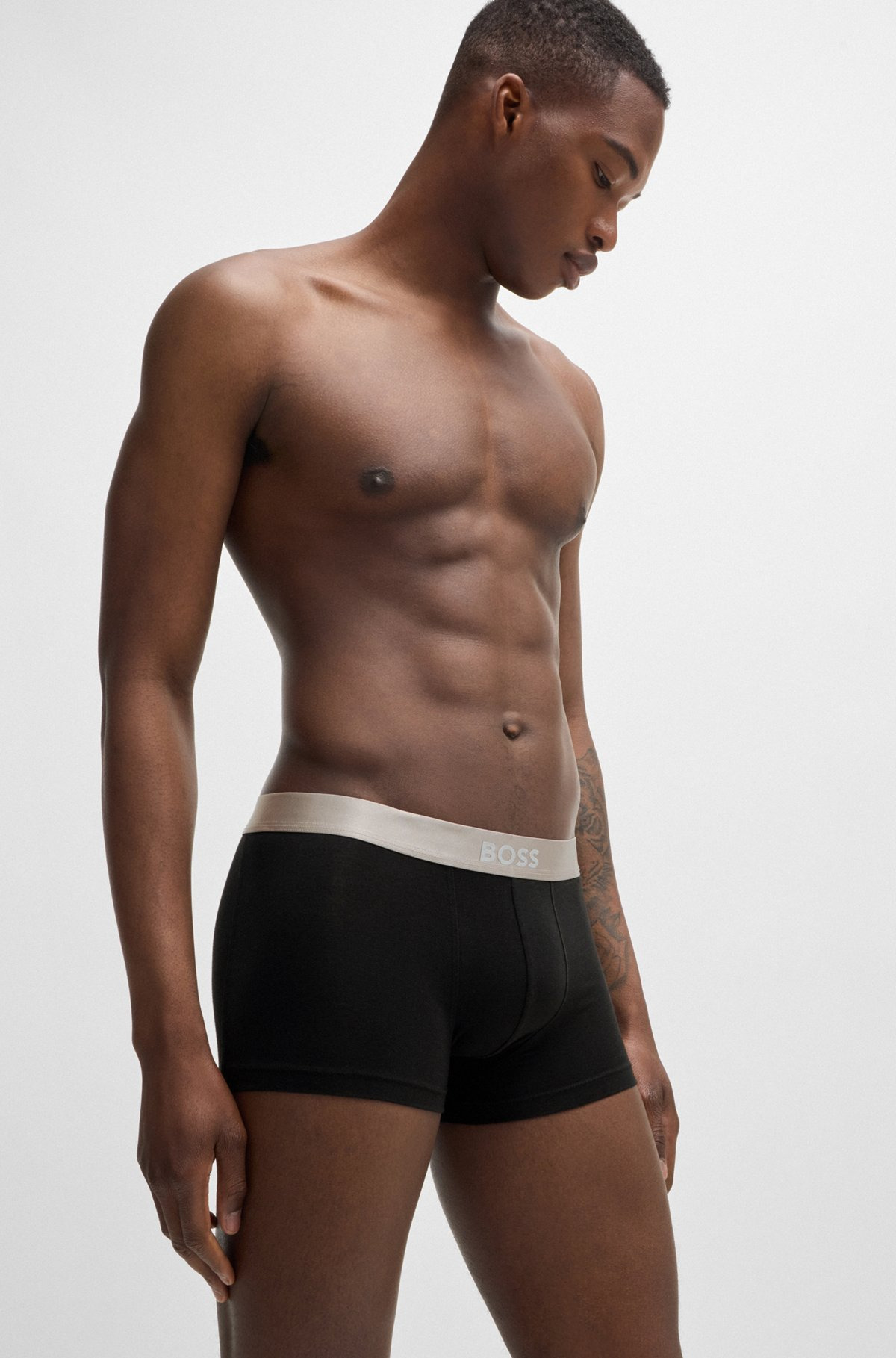 THREE-PACK OF TRUNKS WITH LOGO WAISTBANDS - 2