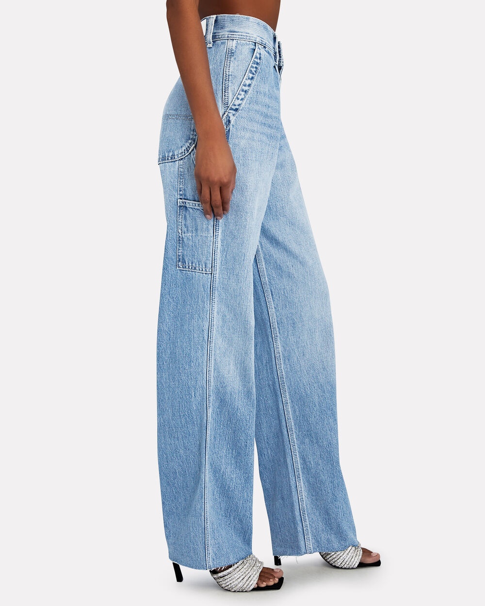 Utility Loose Straight-Leg Jeans - 4