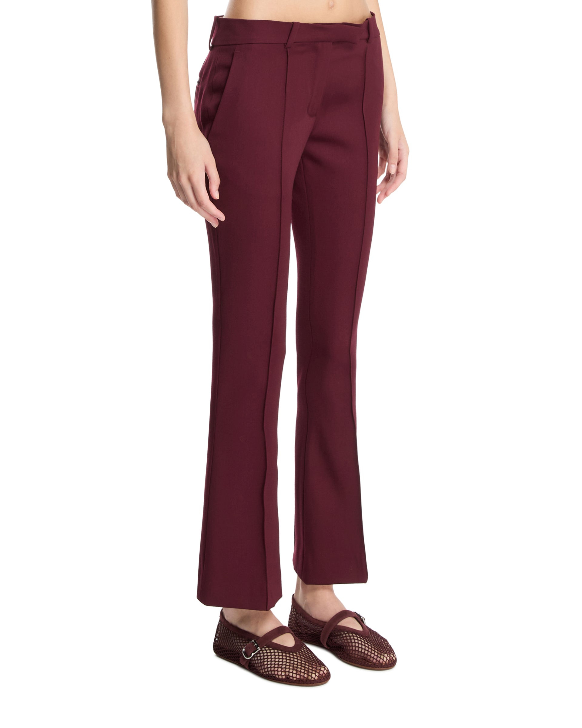 Burgundy Long Pants - 4