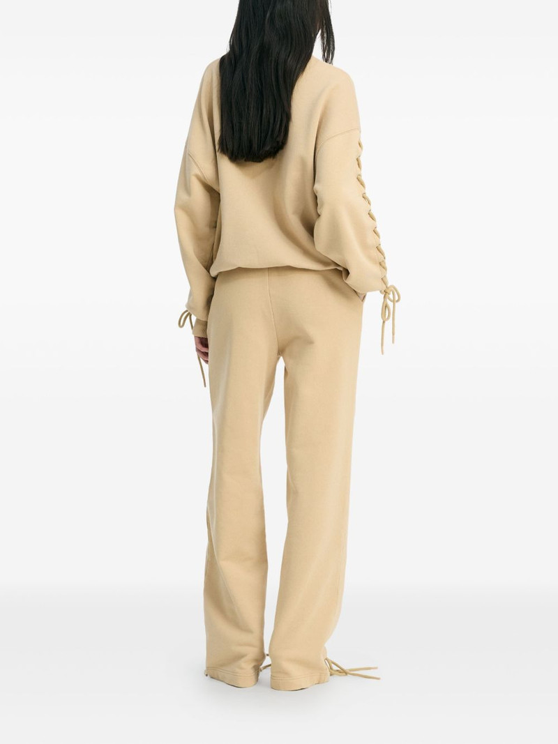 lace-up track pants 4