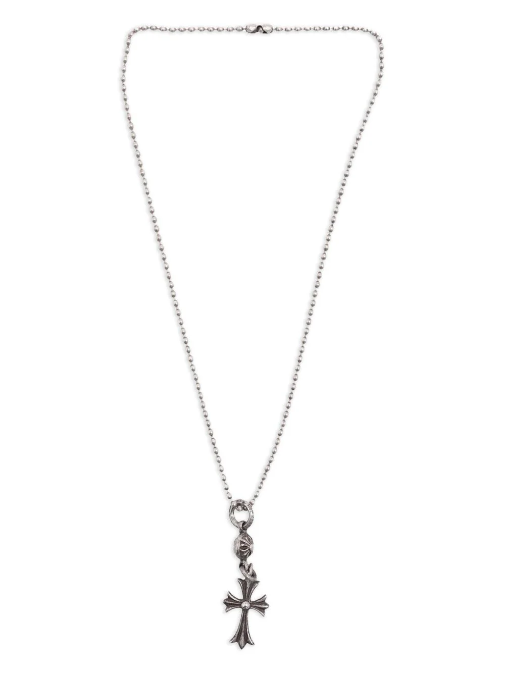 cross ball-chain necklace - 1