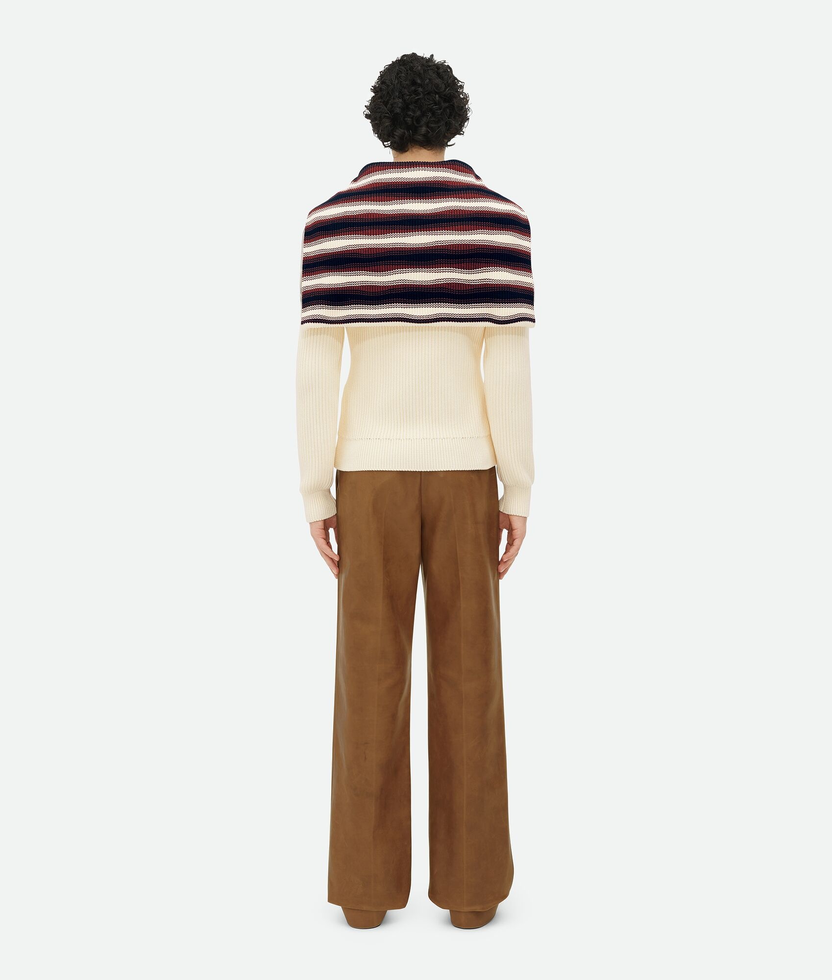 Cotton Striped Cardigan - 3