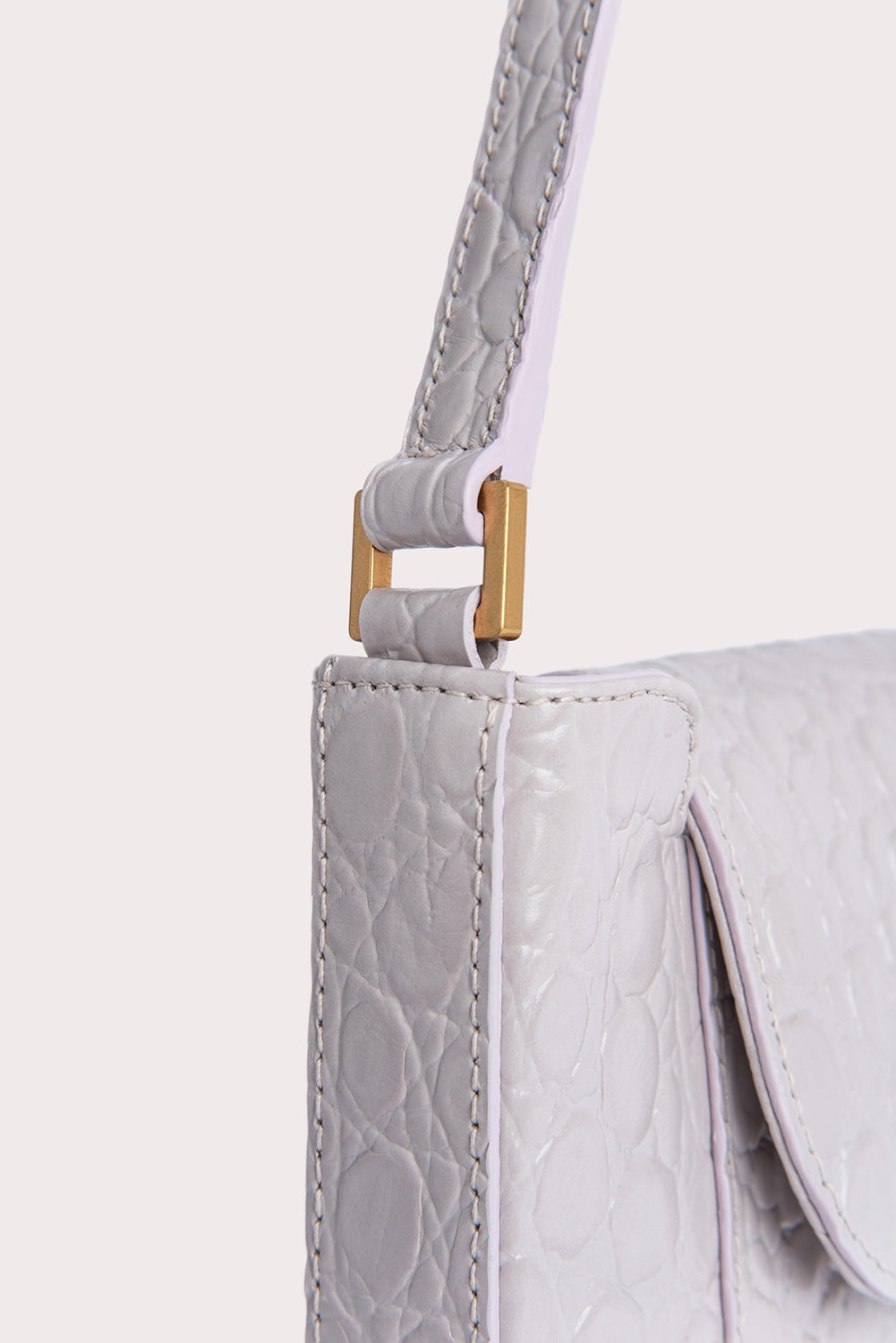 Miranda Dawn Circular Croco Embossed Leather - 6