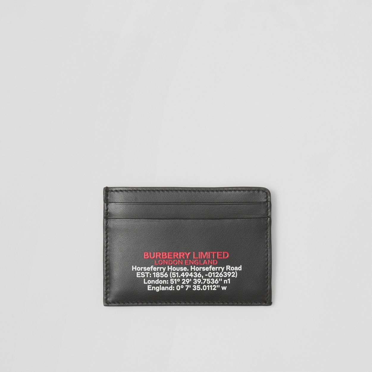 Location Print Leather Card Case – Online Exclusive - 1