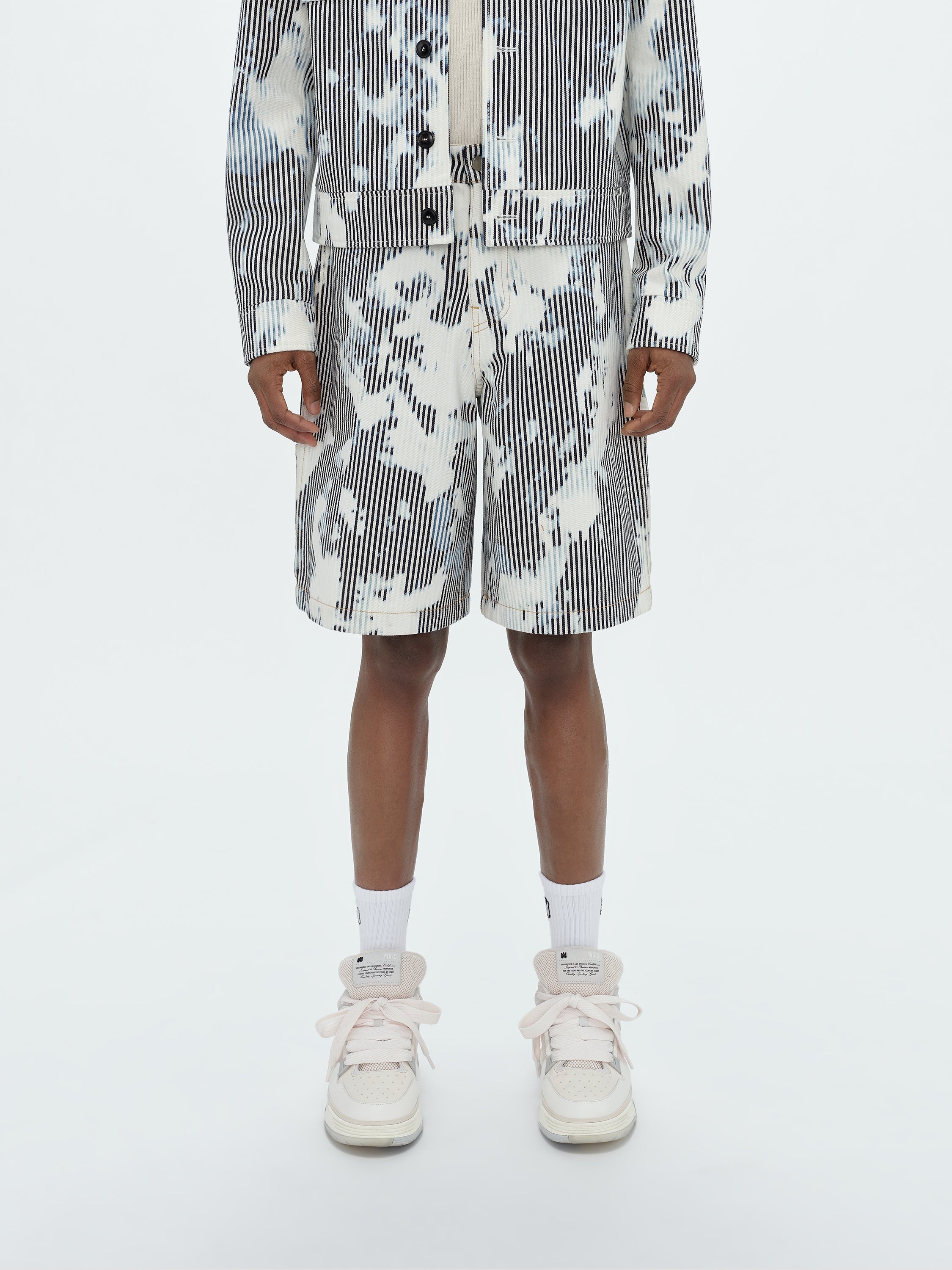 STRIPED WORKMAN SHORT - 3