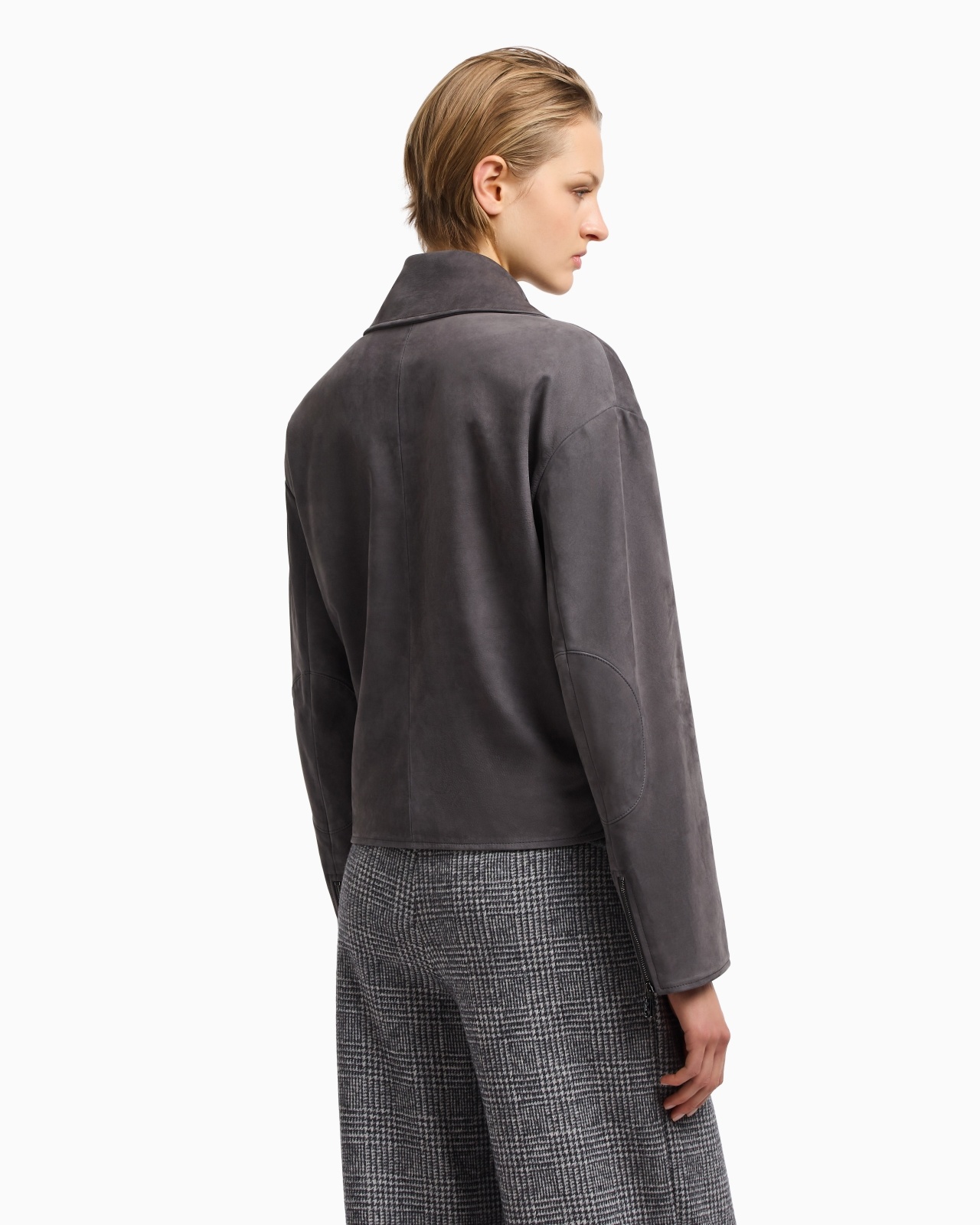 ICON NUBUCK CALF LEATHER BIKER JACKET - 3