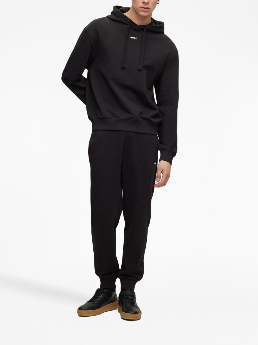 Dapo logo-print drawstring hoodie - 2