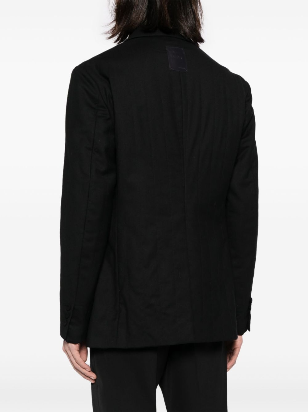 flower-charm single-breasted blazer - 4