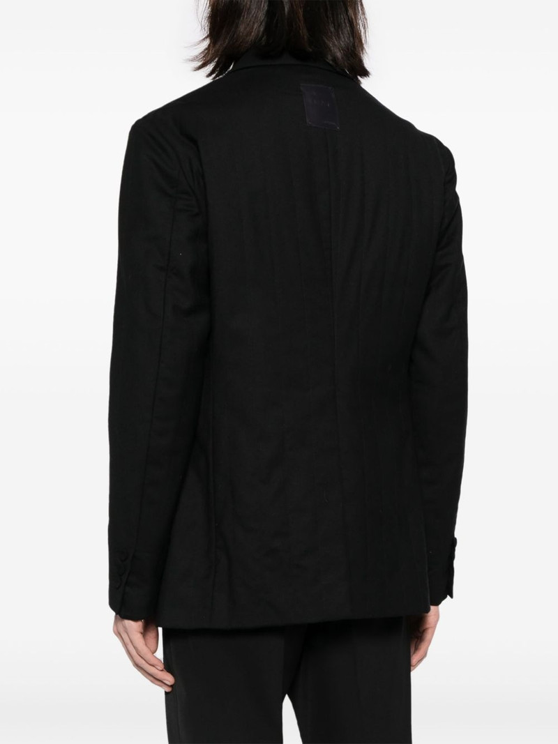 flower-charm single-breasted blazer 4