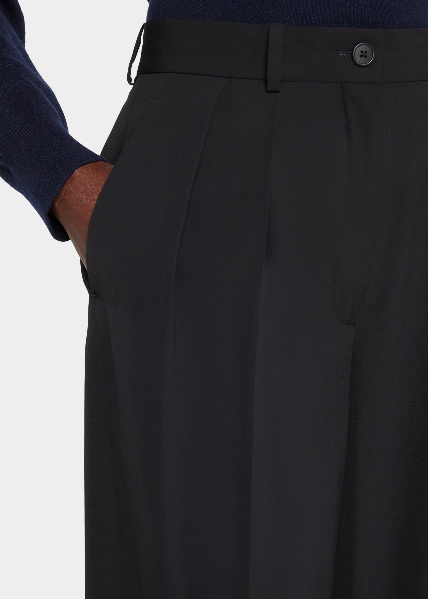 Igor Pleated Straight-Leg Pants - 4