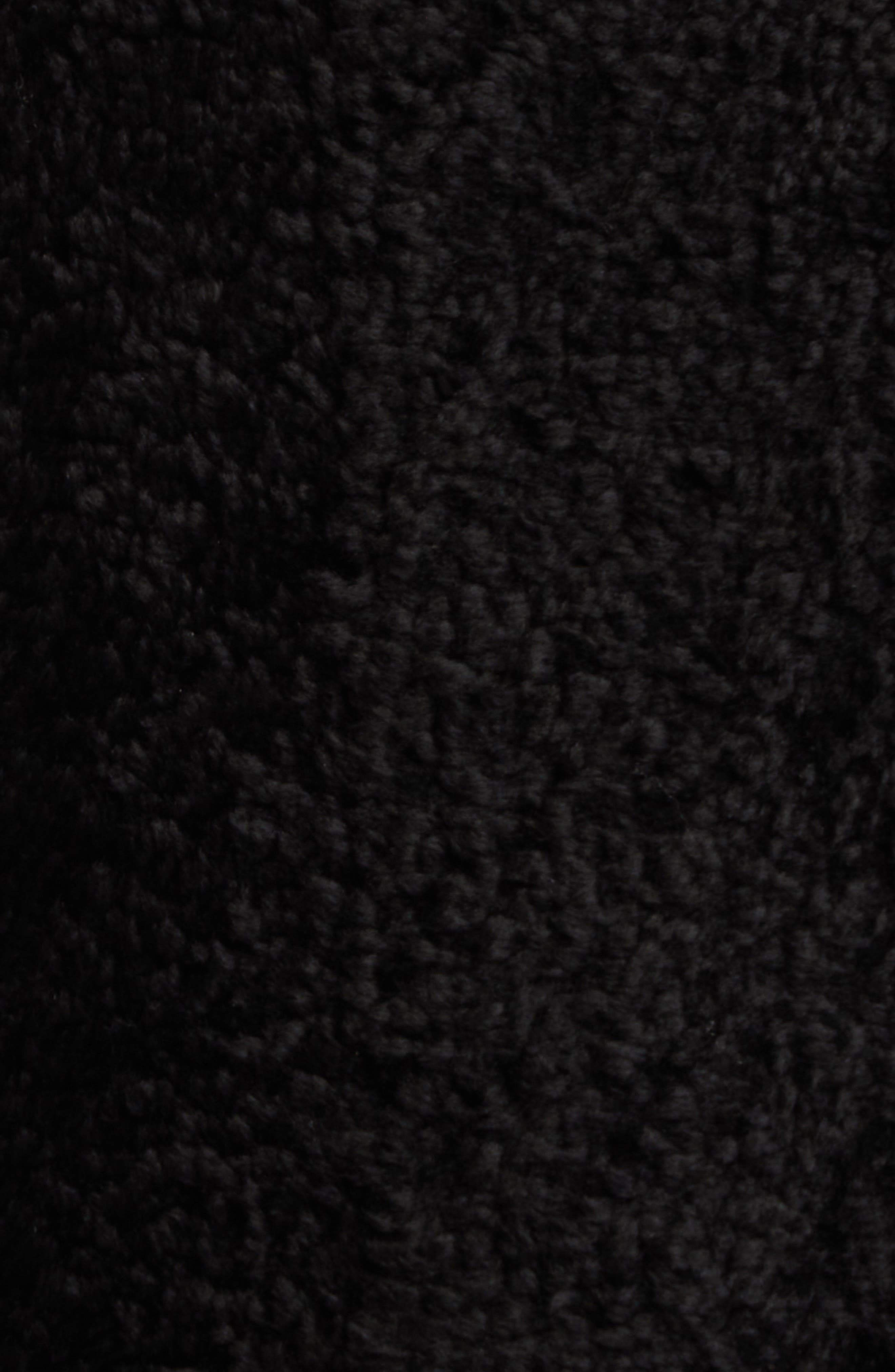TOTEME Teddy Genuine Shearling Zip Jacket in Black at Nordstrom - 6