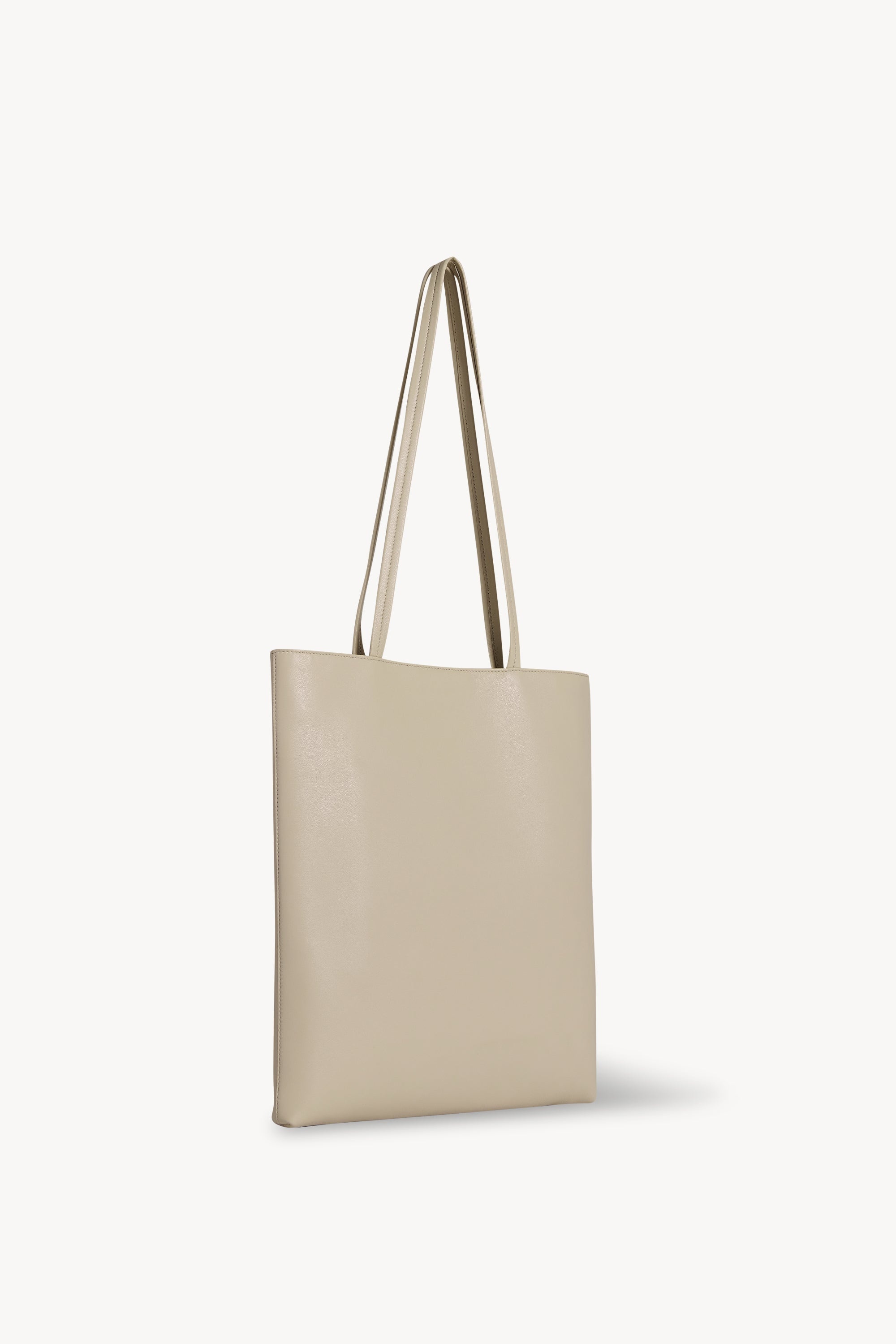 Flat Tote in Leather - 2