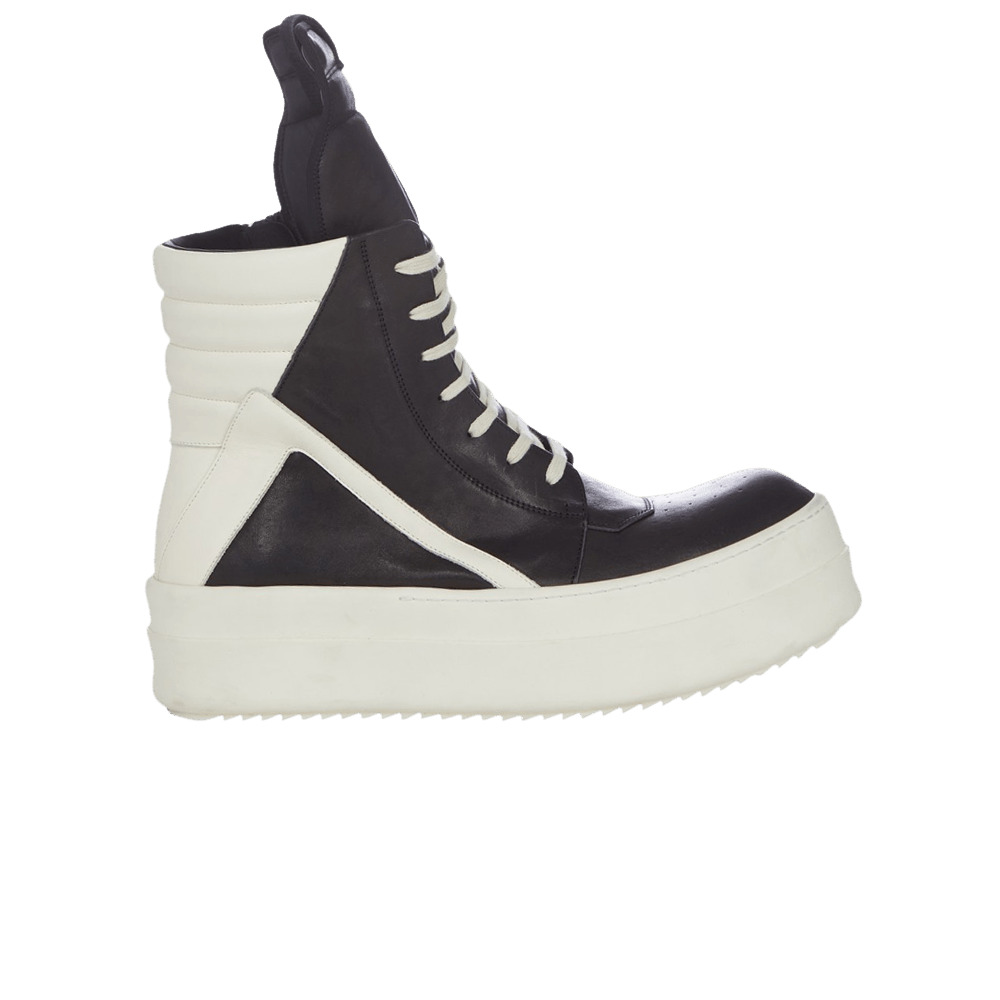 Rick Owens Mega Bumper Geobasket High 'Black Milk' - 1